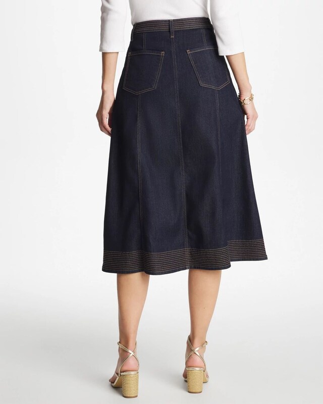 Trapunto Stitch Skirt - image 3